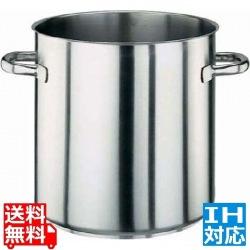 パデルノ 18-10寸胴鍋 (蓋無) 1001-40 ※ IH対応 IH (100V/200V)とガス火対応 写真1