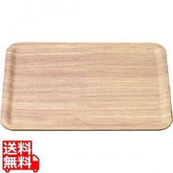 木目調ABSユニバーサルトレー 薄木目 NS M44-390 写真1