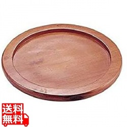 丸型プレート補強リング付 専用木台 写真1