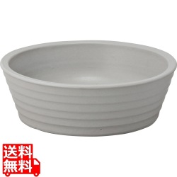 陶芸ポット ラルゴ スムースグレー 写真1