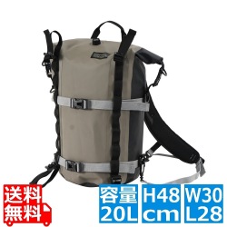 ターポリンデイパック3 カーキ・ブラック 写真1