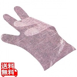 サクラメンエンボス手袋デラックスピンクM 100入 写真1