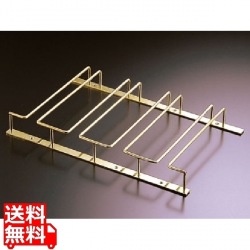 グラスフレーム 4連 24金メッキ 写真1