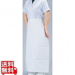 シャバルバ 674 角前掛(抗菌加工)ホワイト M 写真1