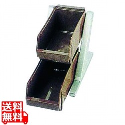 DXオーガナイザー 2段1列 ブラウン 写真1