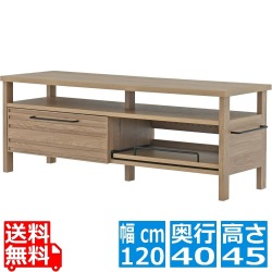 LAFIKA(ラフィカ)テレビボード(120cm幅) ローボード テレビ台 収納 おしゃれ 北歐 リビング 幅120cm LF45-120L-GN 写真1