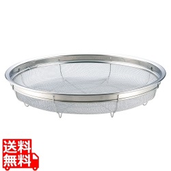 グッドシェイプ18-8平型ザル37.5cm 写真1