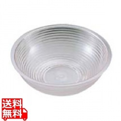 丸型リブド サラダボール RSB8CW(135)クリア 写真1