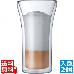4547-10 アッサム ダブルウォールグラス0.4L 2個セット 写真1