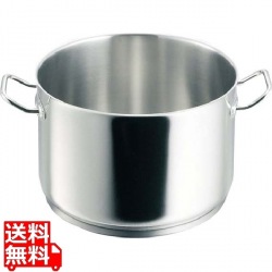 イノックス 三重底 半寸胴鍋(蓋無)3444-40 ※IH対応(100V/200V) 業務用 写真1