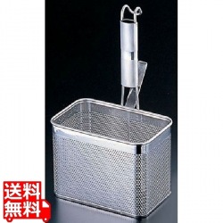 18-8 パイプ柄パンチング角てぼ横型 L 業務用 写真1