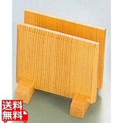 メニューブック立て W-702 木製 100×75×H100 写真1