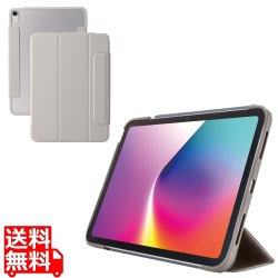 11インチiPad Air(M3/M2) フラップケース 薄型軽量 カラーエッジ 背面クリア 写真1