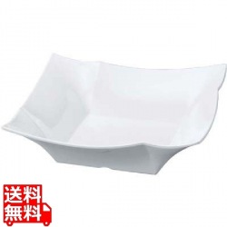 ニューホワイト 四方折紙角鉢 写真1