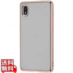 Xperia Ace III TPUソフト メタリックフレーム/ピンクゴールド 写真1