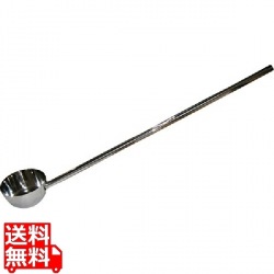 18-8 長柄付ひしゃく三角グリップ 18cm(1.96L)柄長1m 写真1