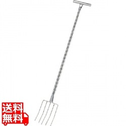 MT18-8給食用フォークA型共柄5本爪No.2 写真1