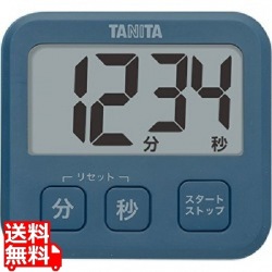 薄型タイマー(99分59秒計)TD-408 ブルー 写真1