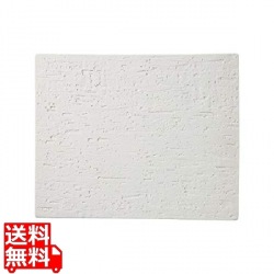 平長角皿 1/2サイズ用 白涼(はくりょう) 写真1