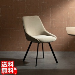 回転ダイニングチェア CH-A5086-1 ベージュ 写真1