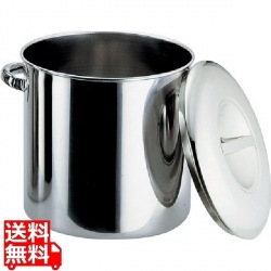 18-8内蓋式キッチンポット (手付)30cm 業務用 写真1