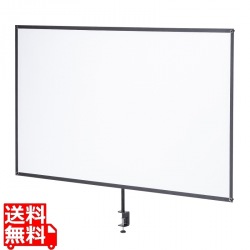 プロジェクタースクリーン(80型・クランプ式・コンパクト収納) 写真1