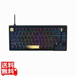 プリンストン UPトリガー対応 CNCフルアルミ 75%ゲーミングキーボード(ブラック) オリジナル磁気スイッチ UP-MKGA75MTL-RT-J/B 写真1