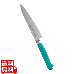 抗菌カラー庖丁 ペティーナイフ 15cm MPK-150 グリーン 写真1