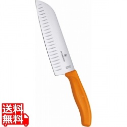 ビクトリノックス FC三徳包丁プラス オレンジ 6.8526.17L9E 写真1