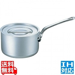 エコクリーン アルミ エレテック片手鍋 18cm ※ IH対応 IH (100V/200V)とガス火対応 写真1