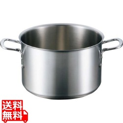 EBM ビストロ 三層クラッド 半寸胴鍋 27cm 蓋無 ※IH対応(100V/200V) 写真1