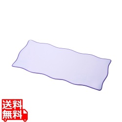 ウェーブ×バイカラーデスクマット“UKIU” 写真1