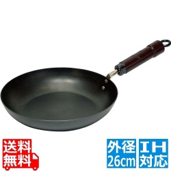 12K26 極 フライパン 26cm ※ IH対応 IH (100V/200V)とガス火対応 写真1