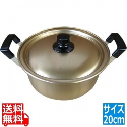 本蓚酸両手鍋20cm 業務用 写真1