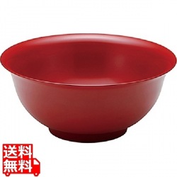 メタル丼 Jr厚口タイプ 塗装仕様 赤 写真1