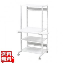 RoHS10対応パソコンラック(W650×D610) 写真1