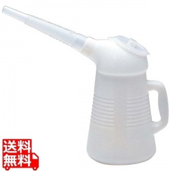 PE オイルジョッキー 蓋付 No.340 4L ホワイト 写真1