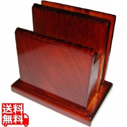 木製 角 メニュー・ナフキン立(15190) 写真1