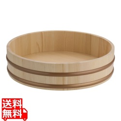 天然木盛込桶 クリアー(樹脂タガ仕様) 桶のみ 尺3 30010 写真1