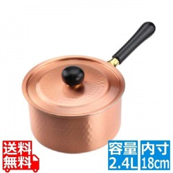 銅IHアンティック 片手鍋 IH-101 18cm 写真1