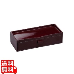 ABS 奥広千筋カスター&箸箱(クリーンフード付)新溜 写真1