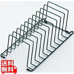 スチール10列メタルホルダー スタンドHC-5 黒 写真1