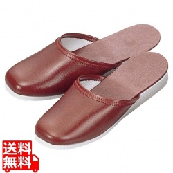 スリッパ(白厚底)S-320 L ブラウン(04) 写真1