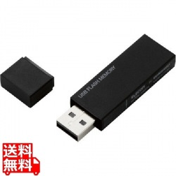 MF-MSU2B64GBK キャップ式USBメモリ(ブラック)64GB 写真1