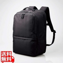 ビジネスバックパック 拡張タイプ ブラック 写真1