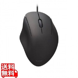 マウス/SHELLPHA/有線/3ボタン/Mサイズ/抗菌仕様/静音設計/ブラック 写真1