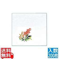 OPクリア四季 南天(200枚入)OS-15-4 写真1