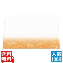 尺三 懐石マット 華かすみ(100枚入)SAK-02 花鳥 写真1