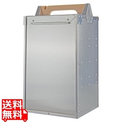 アルミ出前箱 縦型 4ヶ入 写真1