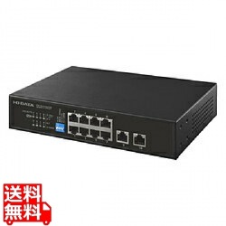 IEEE802.3at準拠 10ポートL2アンマネージ10/100Mbps PoEハブ 写真1